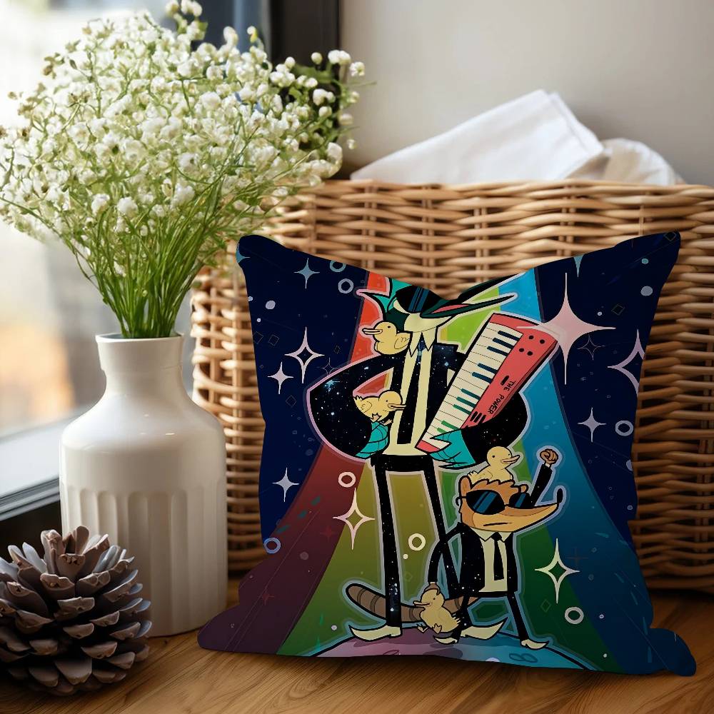 

R-regular S-show Cushion Cover Decorative Pillow Sofa Home Decor Case Pillow Cases 16x16Inch