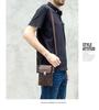 Men's Retro Crazy Horse Leather Crossbody Phone Waist Bag