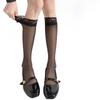 Japanese Jk Women Stockings Summer Ultra-Thin Transparent Nylon Knee Socks Stockings Lolita Lace Ruffle Socks Stockings Women