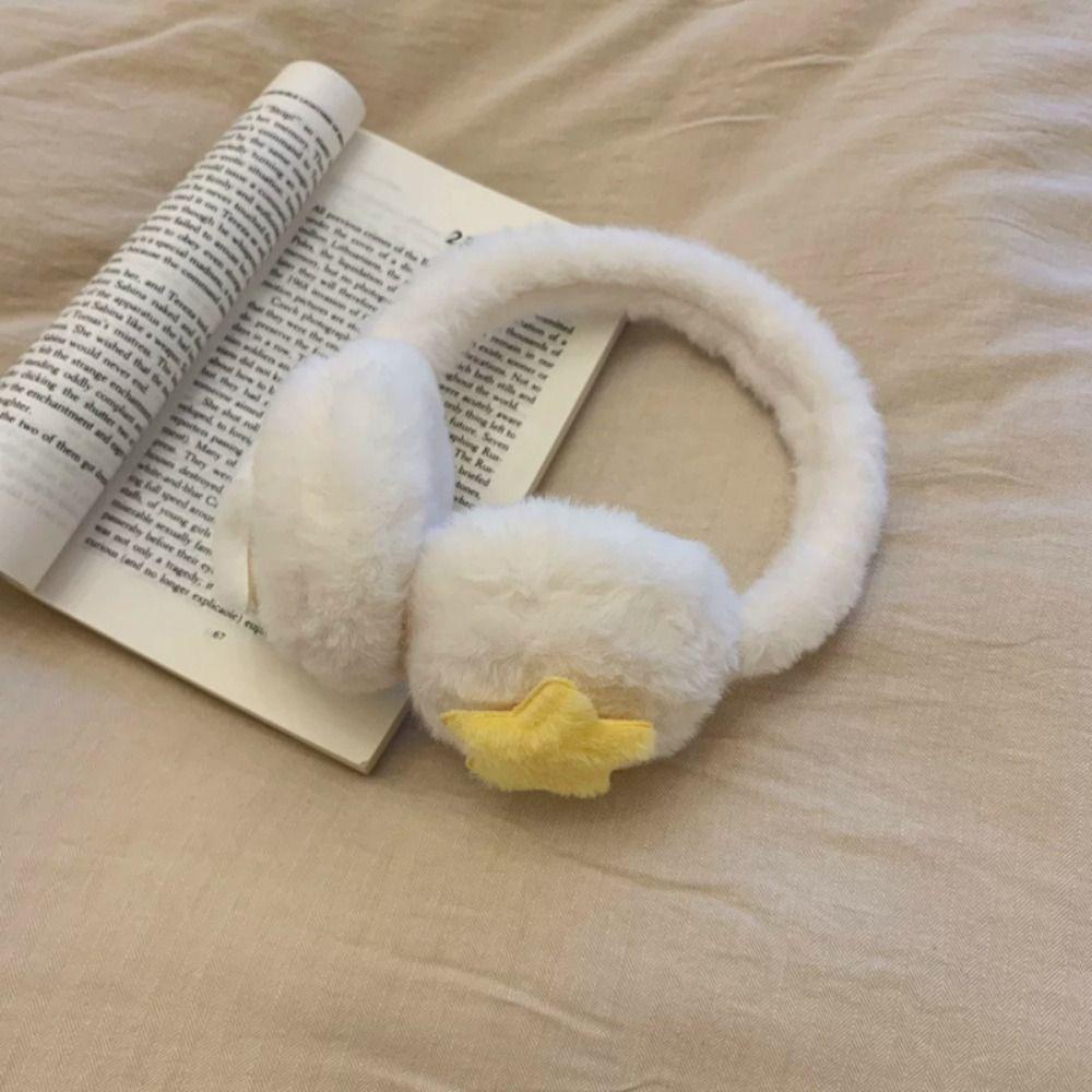 Star Shape Soft Plush Earmuffs Cute Warm Earflap Fashion Plush Ear Cover  Autumn Winter