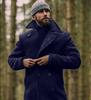 Manteau en laine mi-long pour homme style britannique - Vêtement d'extérieur à manches longues Automne/Hiver