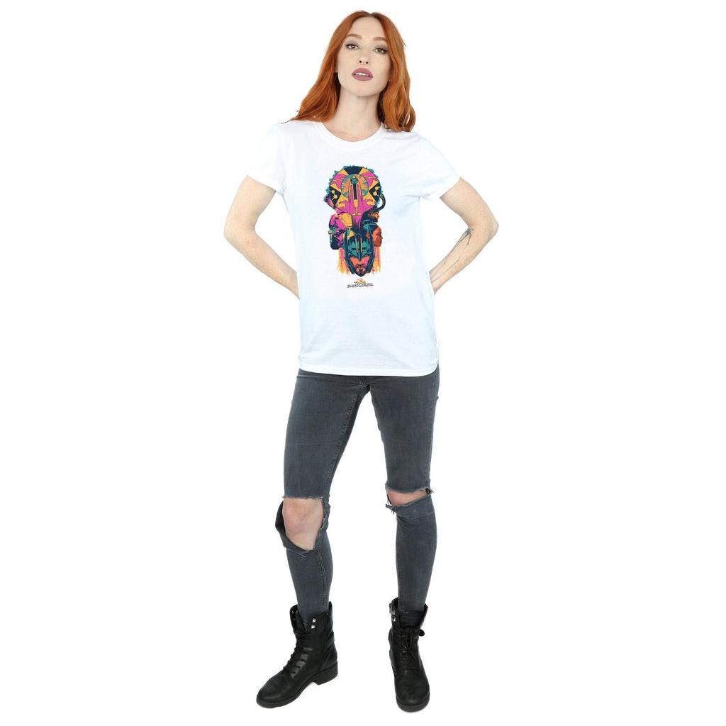 Marvel Womens/Ladies Thor Ragnarok Character Totem Cotton Boyfriend T-Shirt