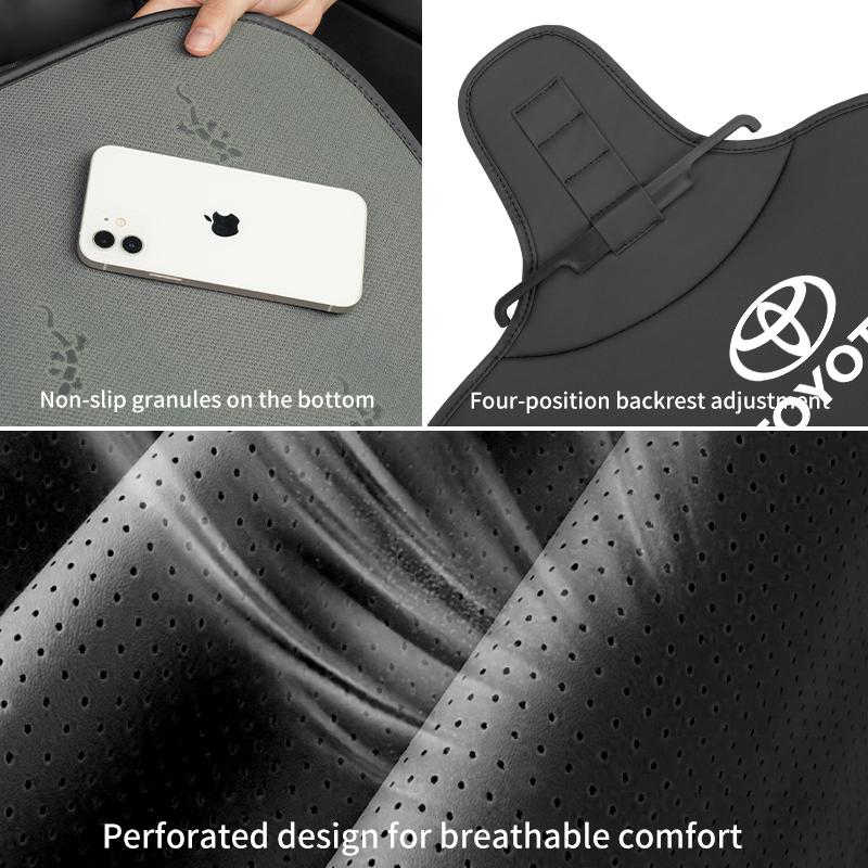 Hub Caps New Luxury Car Perforated Breathable Model Cushion Soft Backrest Seat Cushion Seat Cover For Toyota Corolla Yaris Aygo