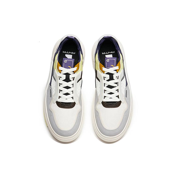 Anta Life Collection A Dao PRO Low top Skateboard Shoes Men's White Black Purple 112228071-1