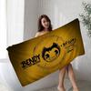 Horror Game B-Bendy And The Ink M-Machine Big Microfiber Beach Towels Quick Dry Towel Sand Beach Towels Pool Towel