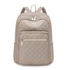 Quilted Women's Travel Backpack Large Capacity Schoolbag