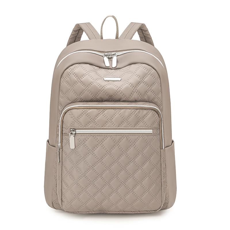 Quilted Women's Travel Backpack Large Capacity Schoolbag
