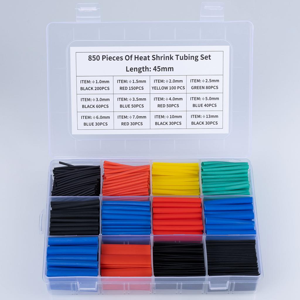 Rosfix Schrumpfschlauch-Set 850 Stück im Organizer