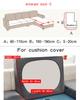 Thick Sofa Cushion Cover Elastic Furniture Protector Sofa Seat Cushion Slipcover Solid 9 Colors Quality Living Room Sofa Cover