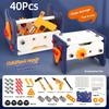 40/56/58Pcs with Screwdrivers Pretend Tools Kit Children's Toys Repair Toolbox  for Boys Girls