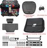 45L 57L Universal plastics Motorcycle Tail Box Top Case Lockable Luggage Top Helmet Waterproof Shock Absorption Storage Carrier