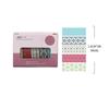 YUBBAEX Geometric Pattern Masking Tape Set Retro Simple Washi Paper Tape Perfect for Journal Wrapping Floral 5-Roll - Design, Design, - Art/DIY