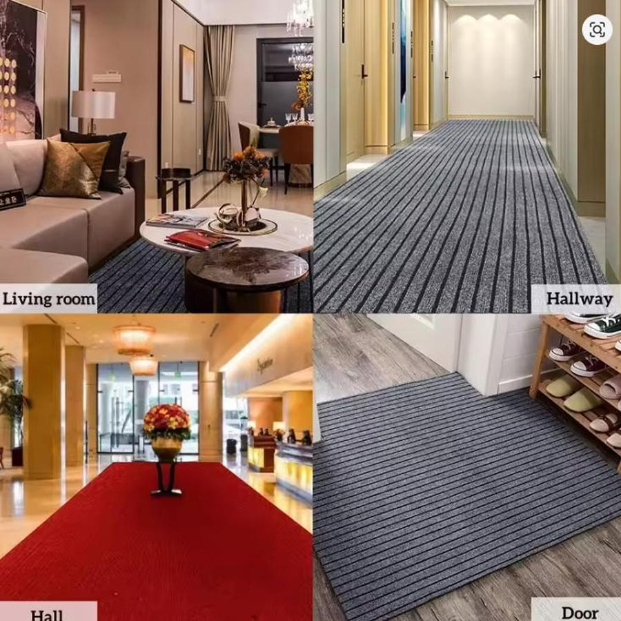 Striped Carpet Classic Door Carpet Kitchen Floor Mat, Closely Attached To The Ground, Anti Slip and Anti Fouling,strong Adhesion