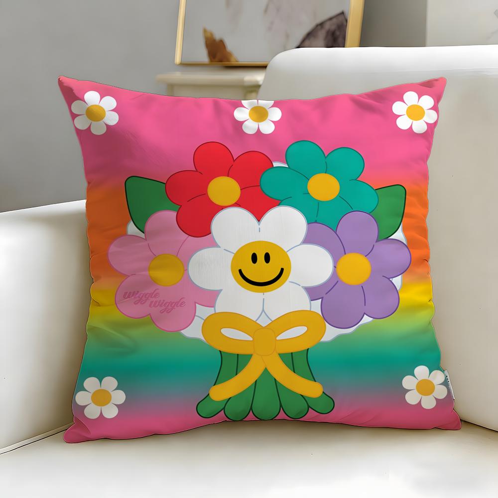 

popular brand wiggle wiggle Cushion Cover Soft EasyWash Pillow Case Versatile for Couch Bed Travel and Office 30X30cm