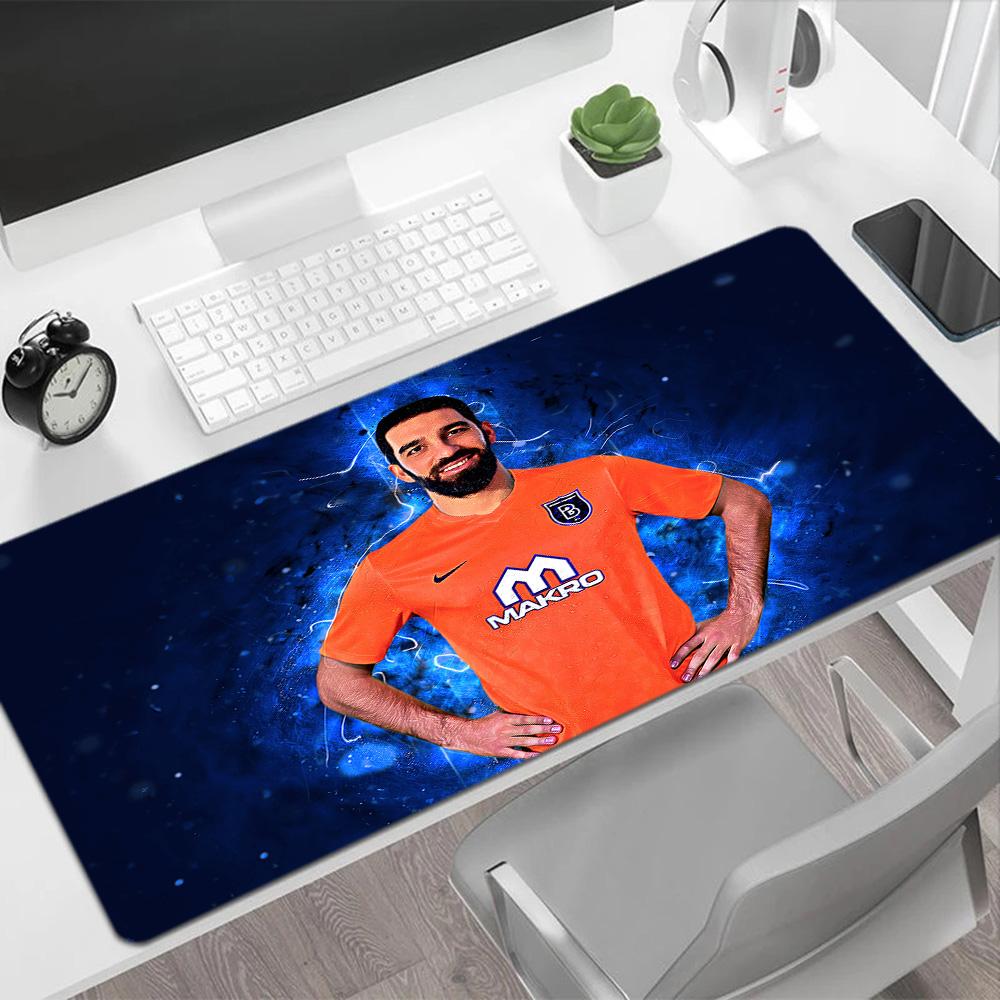 Turkish Football Player Action. Large Mouse Pad Desk Mat Study Desk Mat Non-Slip Rubber Bottom Perfect Gift for Gamers