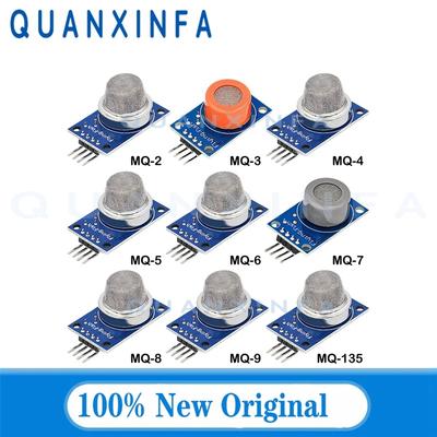 2PCS MQ-2 MQ-3 MQ-4 MQ-5 MQ-6 MQ-7 MQ-8 MQ-9 MQ-135 Sensor Module Detects Smoke Methane Liquid Gas Sensor Module Arduino DIY