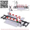 Children's MOC Toy Guard Booth Platform Lamp Train Track Straight And Curved Switch Track Railway Building Blocks DIY Bricks