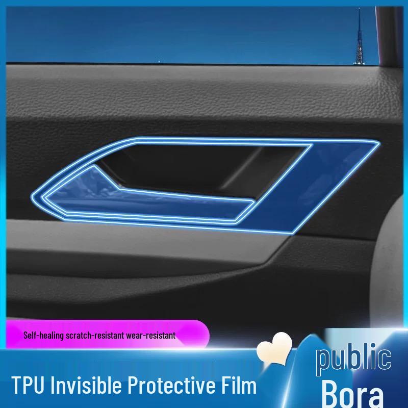 Volkswagen Bora Interior Protective Film: Console, Dashboard, Navigation & Gear Shift Screen Decor