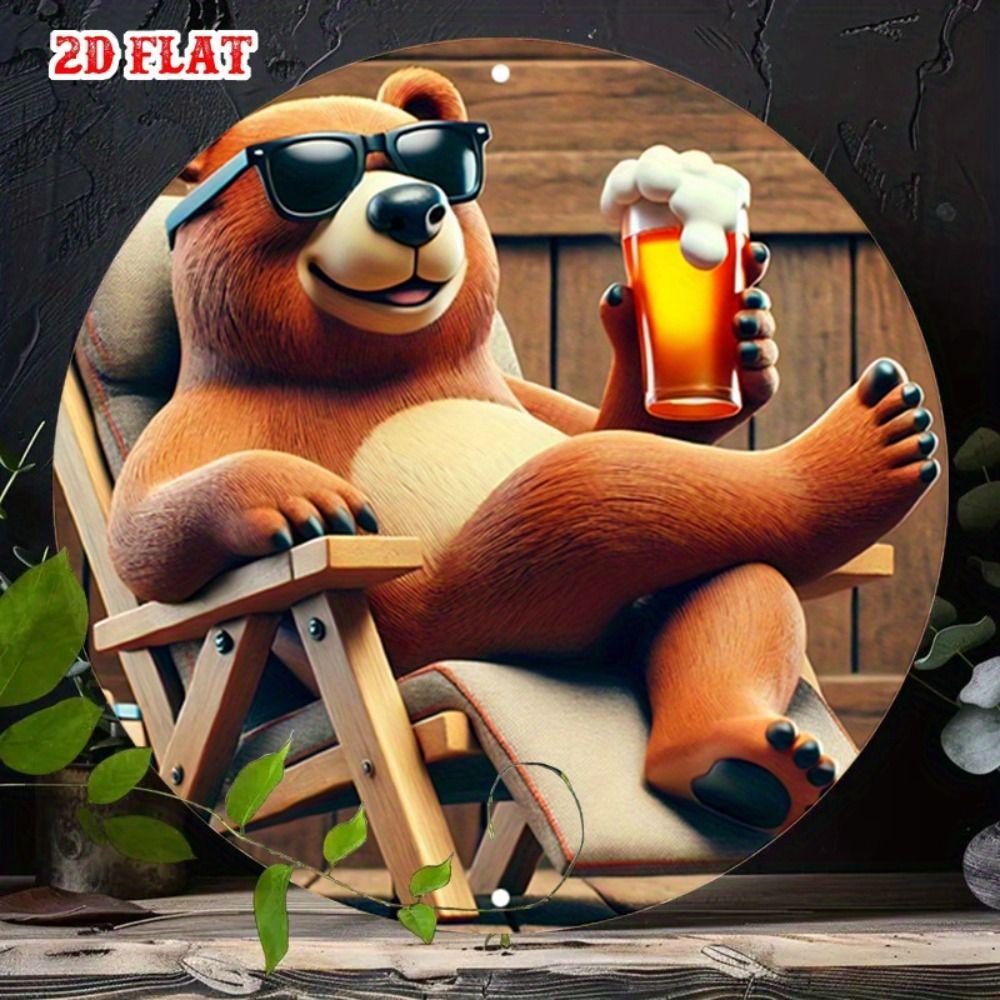 Metal Tin Sign Retro Art 20x20cm Home Wall Decor
