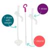 Silicone Straw Mug Easy to Drink from Any Perfect for Baby Showers Includes Straw and Cleaning Set b.box - Leak-proof, Angle, [Authentic b.box