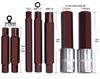 60-Piece Twelve-Point Star and Hex Key Bit Set for Auto Repair & Maintenance
