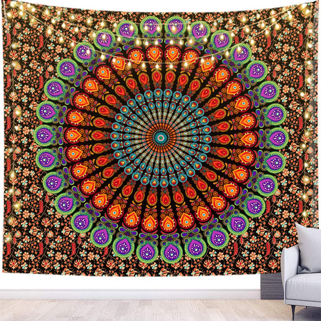 For Teenager's Home Decor Datura Indian Mandala Prints Wall Tapestry