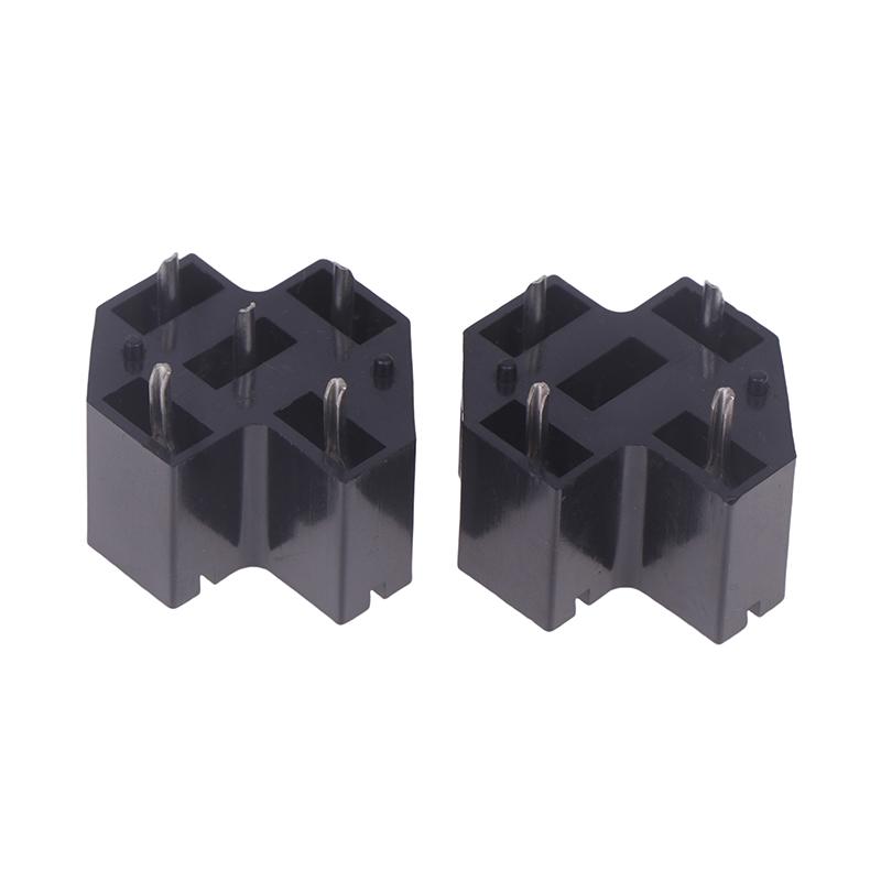 Auto Auto 40A 4/5 Pin Spdt Relais Sockel Stecker Adapter Auto Pcb Platinenmontage Basis Halter mit 6,3 mm Anschlüssen