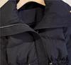 Winter Short Stand Collar Thicken Bread Jacket Puffer Ottwear Women's Jacket Drawstring Cotton-padded Clothes Down Coat Parkas