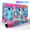 Cute Stitch Aesthetics Anime Mouse Pads XXL Computer Keyboard Carpet Gaming Offices Accessories Non-slip Mat Lockedge Rubber Pad