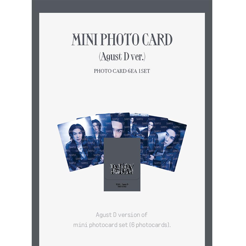 SUGA - D-DAY Turu Fotoğraf Kartı