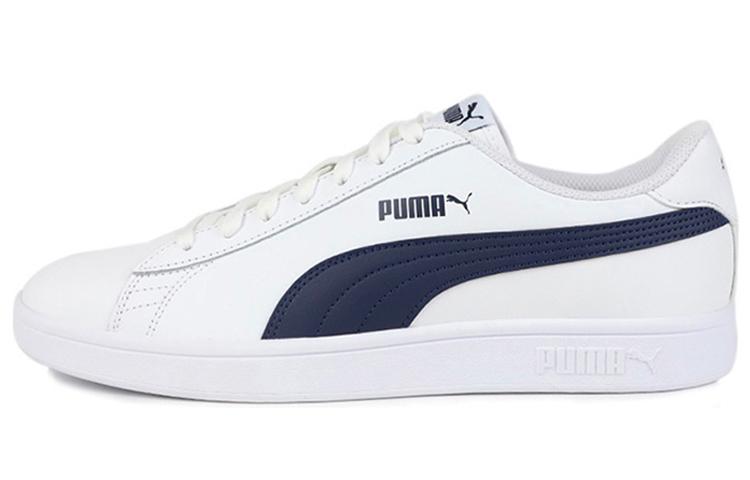 PUMA Smash V2 L White Blue 365215-02 35.5