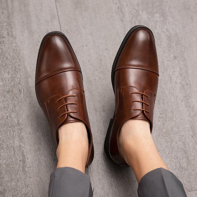 Designer Classics Fashion Men Pointed Patchwork Dress Casual Shoes Male Party Wedding Dress Homecoming Footwear Zapatos Hombre