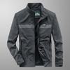 Casual Jacket Men's Spring and Autumn Thin Top Loose Large Size Middle-aged and Young Business Casual Stand-up Collar Jacket