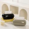 Creative Design Oval Tissue Box Non-slip Base Desktop Tissue Dispenser  Dining Table