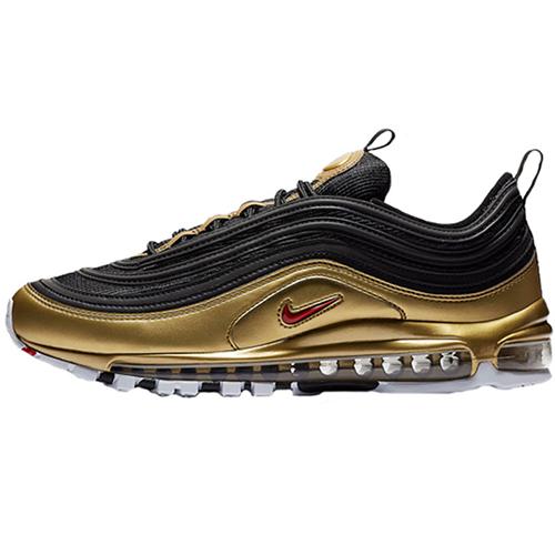 New Nike Air Max 97 Black Metallic Gold AT5458-002