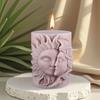 Goddess Candle Silicone Molds for Epoxy Resin Candle Soap Embossed Goddess Cylinder Silicone Molds for Home Decoration
