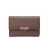 Women's 2025 Medium Wallet: Large Capacity Leaf Embroidery Flower Coin Purse & Card Holder Clutch
