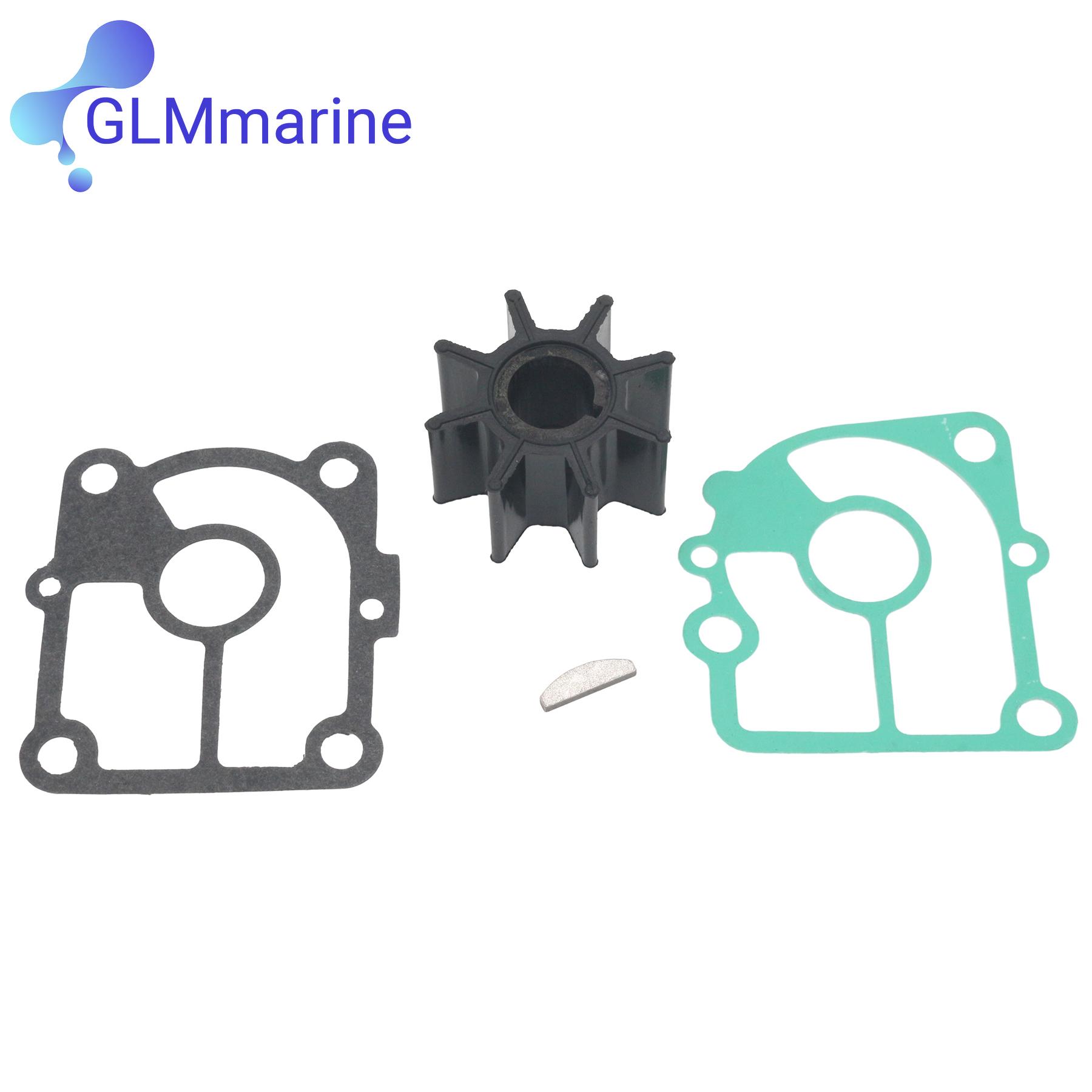 334-65021-0 Water Pump Impeller Repair Kit for Tohatsu Nissan MFS NSF 9.9 15 18 20 HP Outboard 334650210 334650210M 3LD-65021 334-65021-0