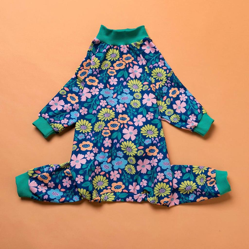 LovinPet Dog Pajamas Large Size Dog, Big Dog Clothes, Post Surgery Onesie, Lightweight Fabric Pitbull Pullover Pajamas, Puppy Pajama, Pitbull