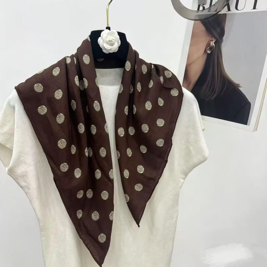 71 silk scarf scarf herringbone pattern waist neck square scarf high-end decorative scarf versatile silk scarf new multi-color