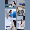 Rechargeable Quiet Desk Fan with Adjustable Airflows Quiet Cooling Fan ABS Texture Perfect for Office or Bedroom Use