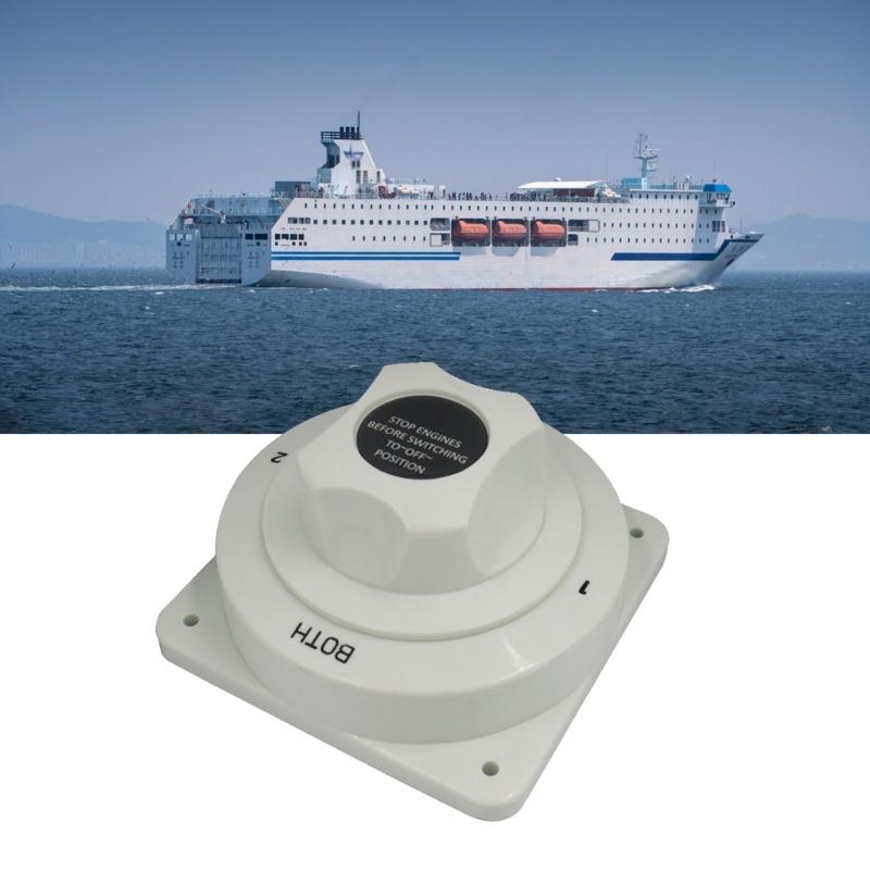 Heavy Duty 300A Marine Battery Switches 3 Way Selector Corrosion Resistant Plastic Brass Iron Marine Component For Boats