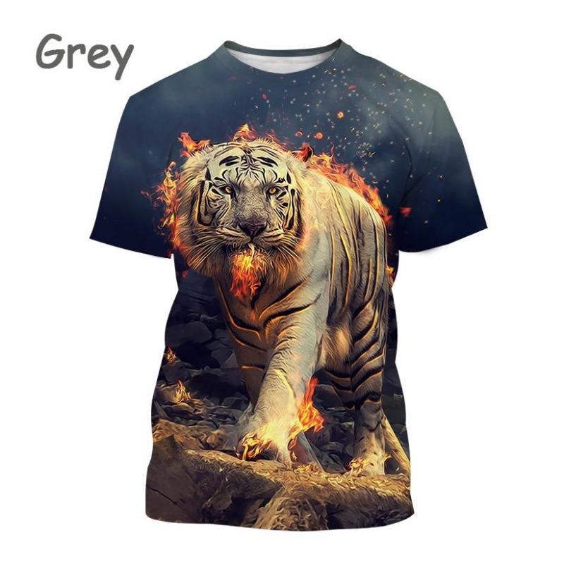Summer Short Sleeve Crew Neck T Shirts For Men Full Printed Dragonfly Graphic New In Top Tees Streetwear Mens Large Size Tshirts