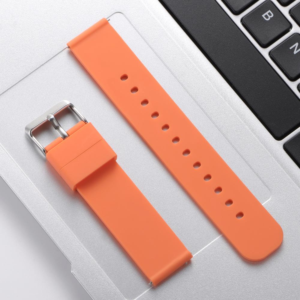 Quick Release Silicone Watch Strap 20mm 22mm Band Soft Waterproof Wristband for Huawei Gt3/GT5 Watchband for Smartwatch Watches