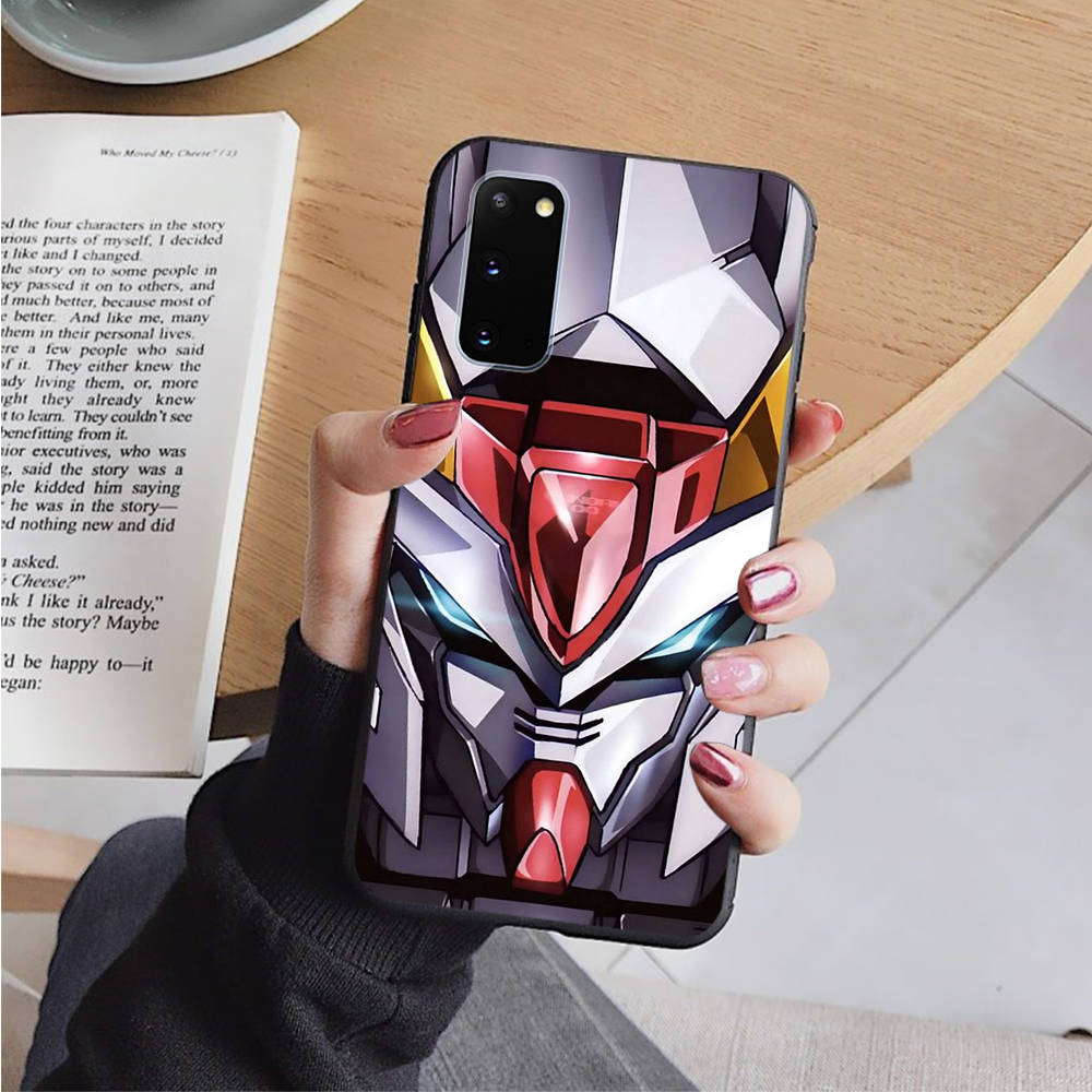 AD71 GUNDAM Black Case for iPhone 16 15 Plus 14 13 12 11 Pro 8 7 6S SE 5S X XR XS Max Realme C30 C33 C31 9I Huawei Y8P Y9 Sofe Cover