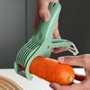 New Kitchen Fruit Slicer Multifunctional Fruit and Vegetable Slicer Fruit Slicers Portable Wavy Blade Even Slicing Kitchen Tools