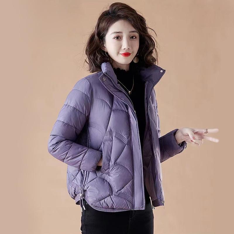 Down Cotton Jacket, Women's, Winter New Style, Lightweight, Casual, Warm Cotton Jacket, Versatile, Short, Small Cotton Jacket