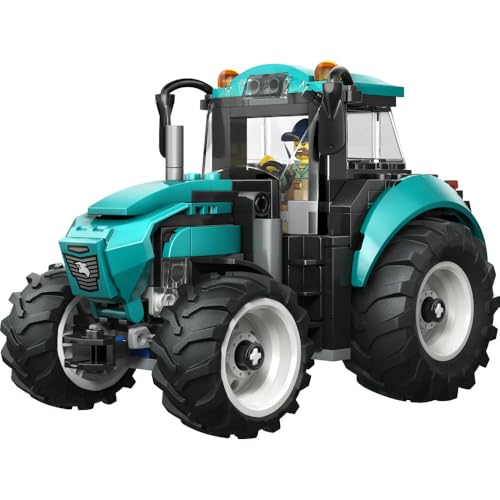 LEGO City Tractor Toy - Birthday Present, Building Blocks, Educational Toy for Boys and Girls, Ages 6, 7, 8, 9, Vehicle, Car, Miniature Car, Decorativ