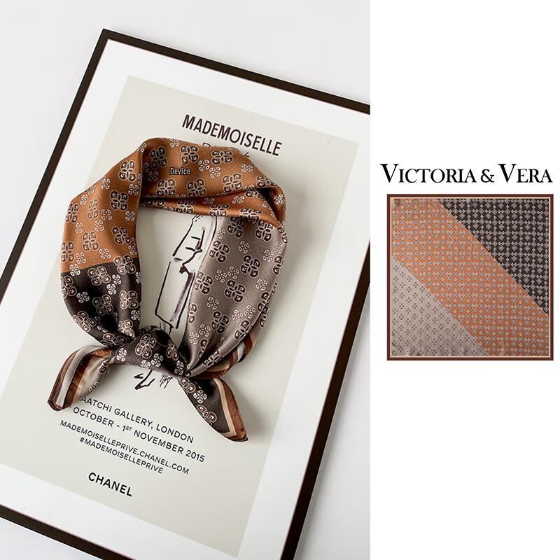 VICTORIA&VERA British Style Mulberry Silk Scarf