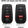 For Toyota Key Fob Cover 3 Buttons Fits 2026 2025 2024  GR Corolla Cross Tacoma 4Runner Prius Land Cruiser